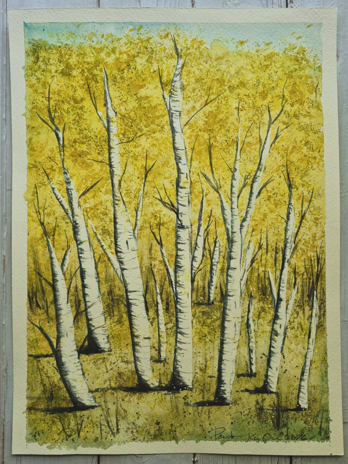 Watercolor Painting Class "Pando", Monday September 21st, 6:00pm